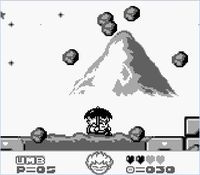 une photo d'Ã©cran de Kid Dracula sur Nintendo Game Boy